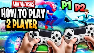 MultiVersus - How To Play 2 PLAYERS (Couch Co-op, Online, \& Rifts)