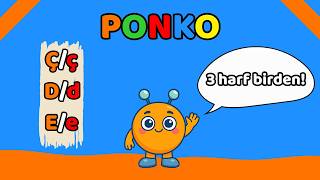 Çocuklar Için Türk Alfabesi Çden Eye Harfleri Öğren Ponko Türkçe