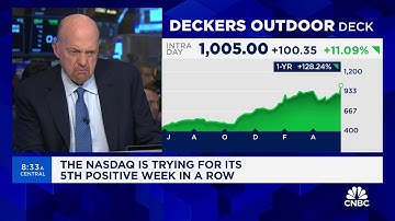 Jim Cramer on Deckers Outdoor reaching $1000 a share: Nobody can touch them right now