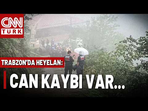 BREAKING NEWS! Landslide in Trabzon: Body of 1 Person Recovered