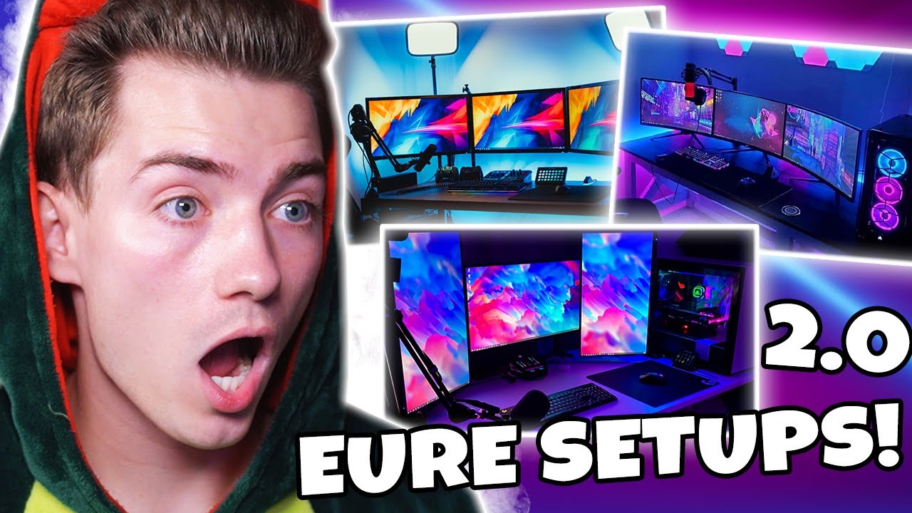 WELCHER Zuschauer hat DAS BESTE SETUP? 😍🤯 - (Gaming SETUPS bewerten)