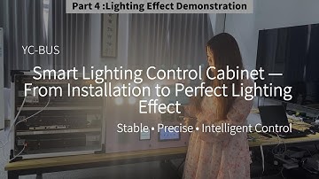 Full Installation of YC-BUS Smart Lighting Control Cabinet | Easyctrl Intelligent Lighting System