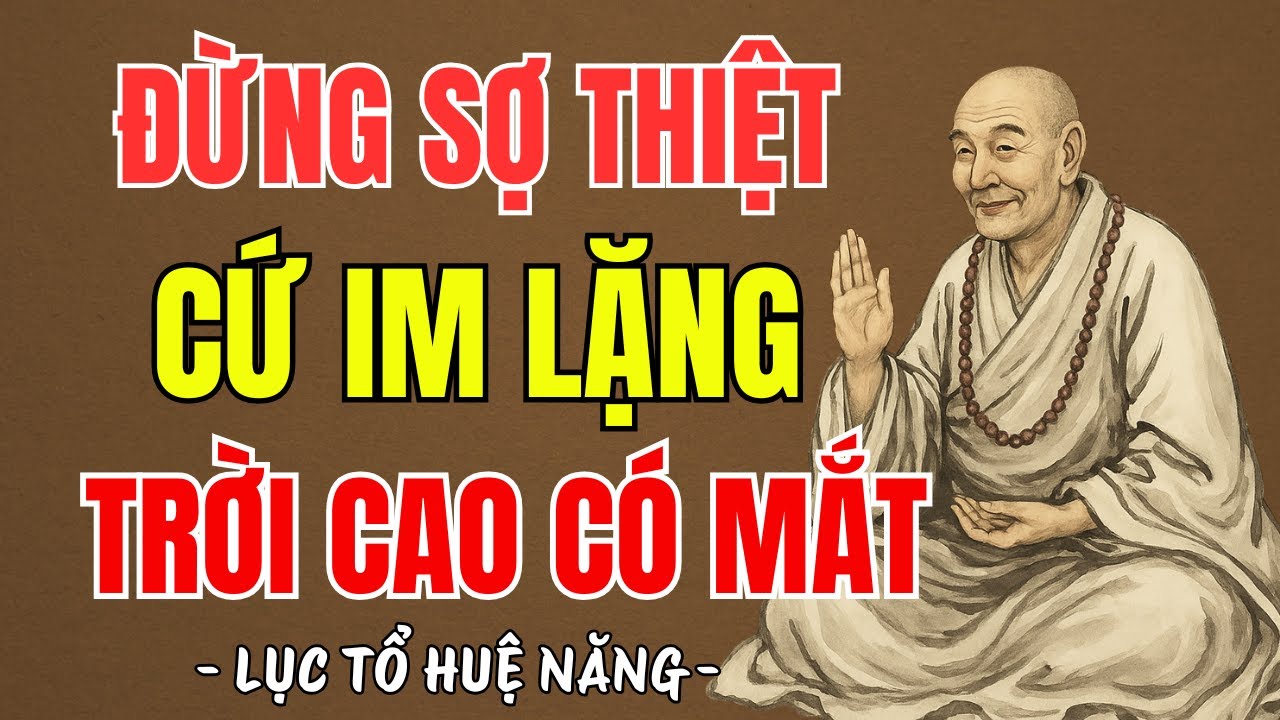 LỤC TỔ HUỆ NĂNG - Đừng sợ thiệt thòi, cứ im lặng, trời cao có mắt nghiệp có trả, nên nghe 1 lần ?