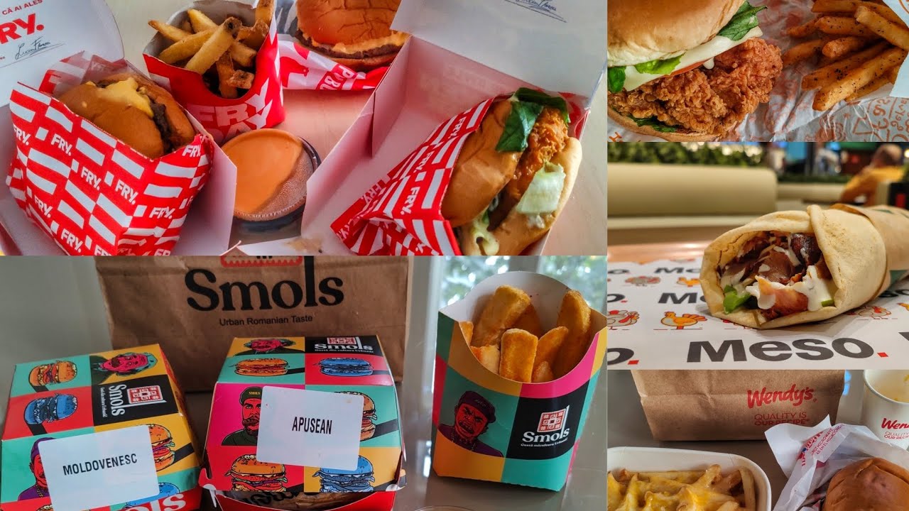Fast-food in Bucharest 🇷🇴🍔🍟 | Taste test 😋