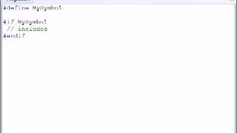 Preprocessor Directives in C#.FLV