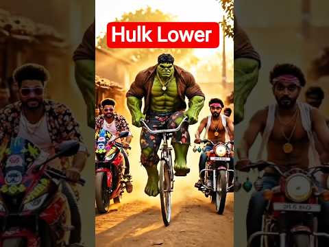 Hulk Lower | Hulk Bana Luck Pati Moral Story #hulk #jethalal #trending #vairal #shorts #cartoon #wrg