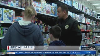 Springdale's Annual Shop with a Cop Event (KNWA)