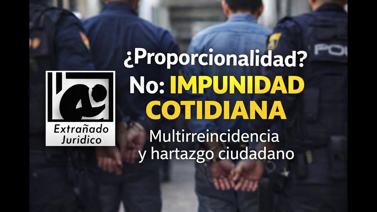¿Proporcionalidad? No: impunidad cotidiana. Multirreincidencia y hartazgo ciudadano