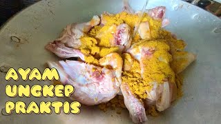 Resep AYAM GORENG LENGKUAS & Sambal Bawang [Bisa Frozen Food]. 