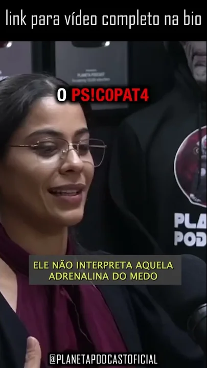 imagem do vídeo “JÁ NASCEU COM ALGUMAS ALTERAÇÕES NEURAIS” - Taryana Rocha | Planeta Podcast (Mente Humana) #shorts