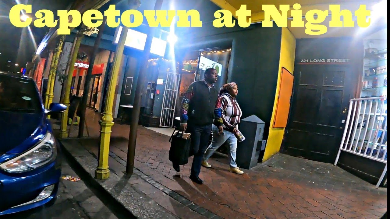 The Streets of CapeTown at Night ( Unfiltered)