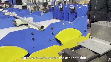 Automatic double station pipe threading machine, WhatsApp: +8613605365292 sales3@soarmachinery.com