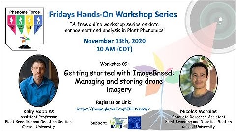 Fridays Hands-On Workshop: "Getting started with ImageBreed: Managing and storing drone imagery"