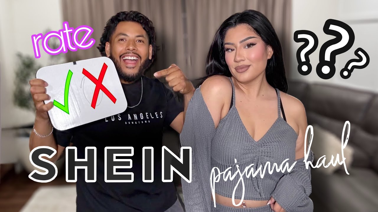 Husband Rates My SHEIN Pajama Haul