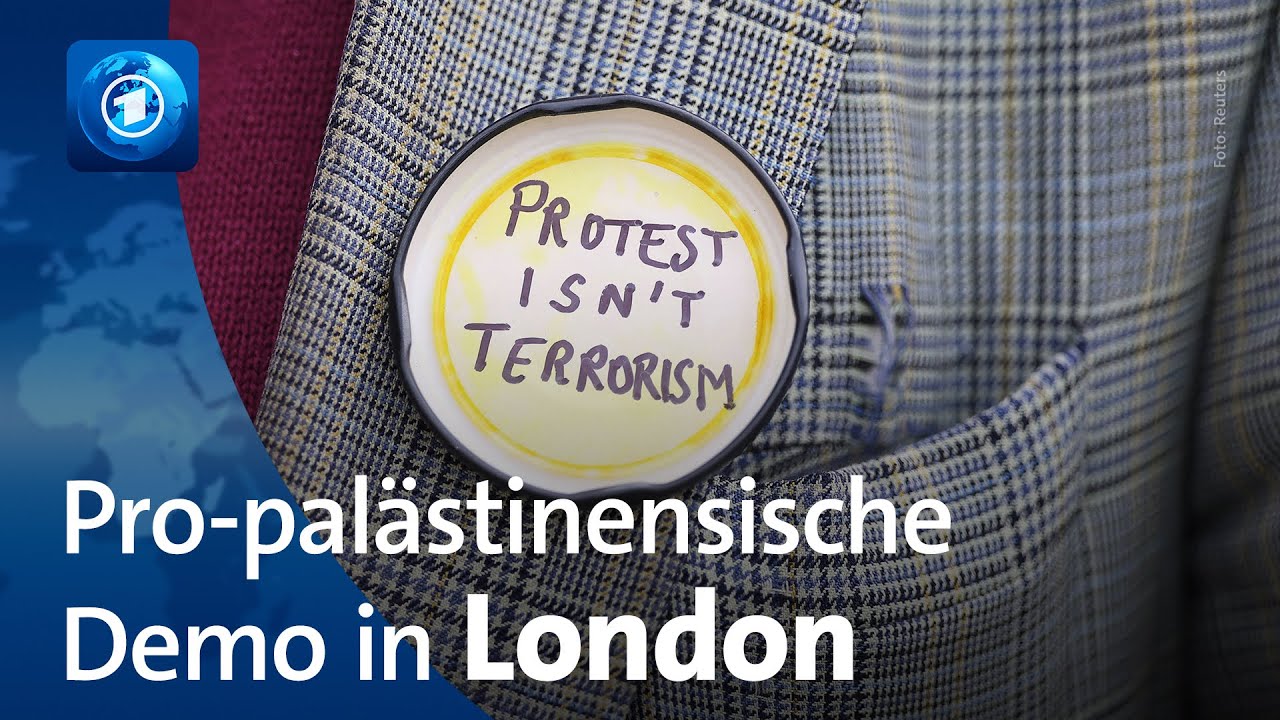 Proteste Fsli Pro-palästinensische Proteste in London - YouTube