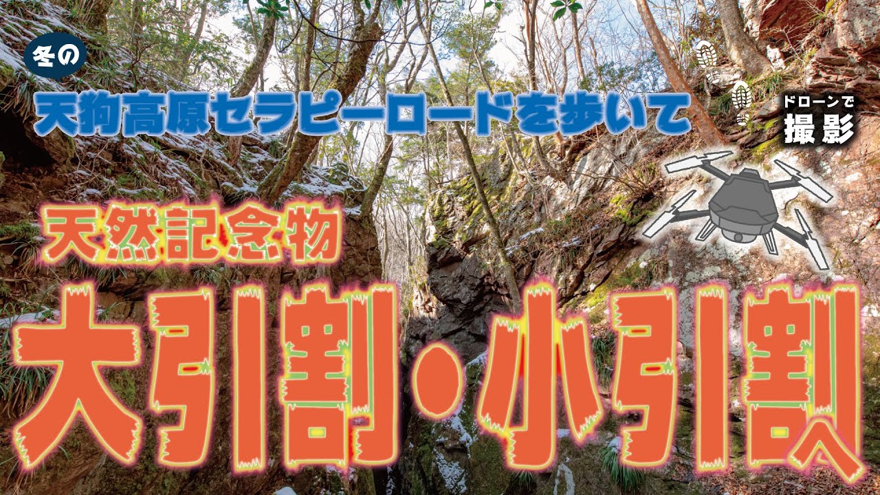 ドローンで撮影！天然記念物「大引割・小引割」 - 奥四万十時間 - 高知
