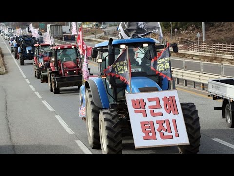 전농 트럭 서울로 이동중…"광화문서 집회 열 것"