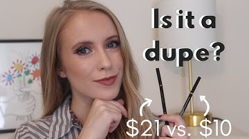 ANASTASIA BROW WIZ VS. NYX MICRO BROW Comparison | Is it a dupe?