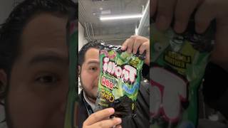 Finally trying Trolli X Mountain Dew Sour Gummy worms!! Found at Walmart! #mountaindew #trolli