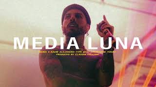 [FREE] Mora x Rauw Alejandro type beat "Media Luna" | Reggaeton x Synthwave type beat Instrumental