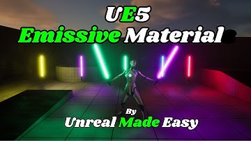 Emissive Materials in UE5: Create Light in Darkness with a Lightsaber!