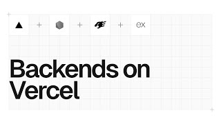 Deploying a backend on Vercel (APIs and Functions) by Vercel 43,177 views 3 months ago 4 minutes, 14 seconds