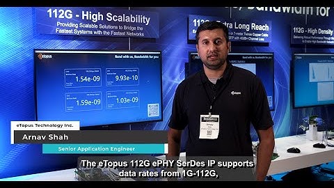 eTopus 112G High Scalability SerDes