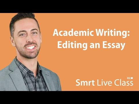 Academic Writing: Editing an Essay - English for Academic Purposes with Josh #24