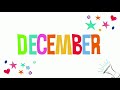 Months of the year - December