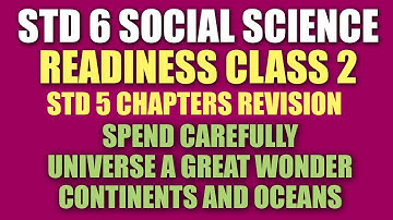 STD6 Social Science Readiness Class 2|Kite Victers STD5 Social Science Chapters 4| 5| 6| Revision