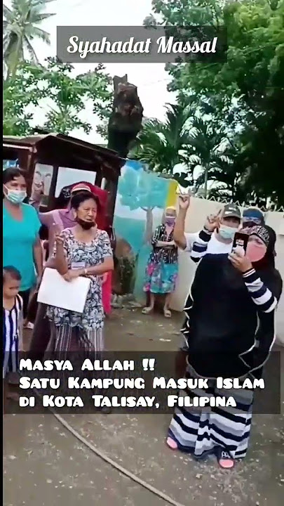 Satu Kampung Masuk Islam #shorts #masukislam #syahadatmassal #hidayah #hijrah #converttoislam
