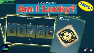 Can I Get Lucky? 150% Black Market Chest Opening | WR - War Robots