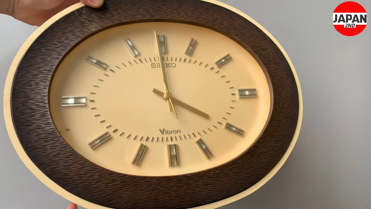 SEIKO セイコー Vibron ビブロン 振動子 VBX-118 掛け時計 - YouTube