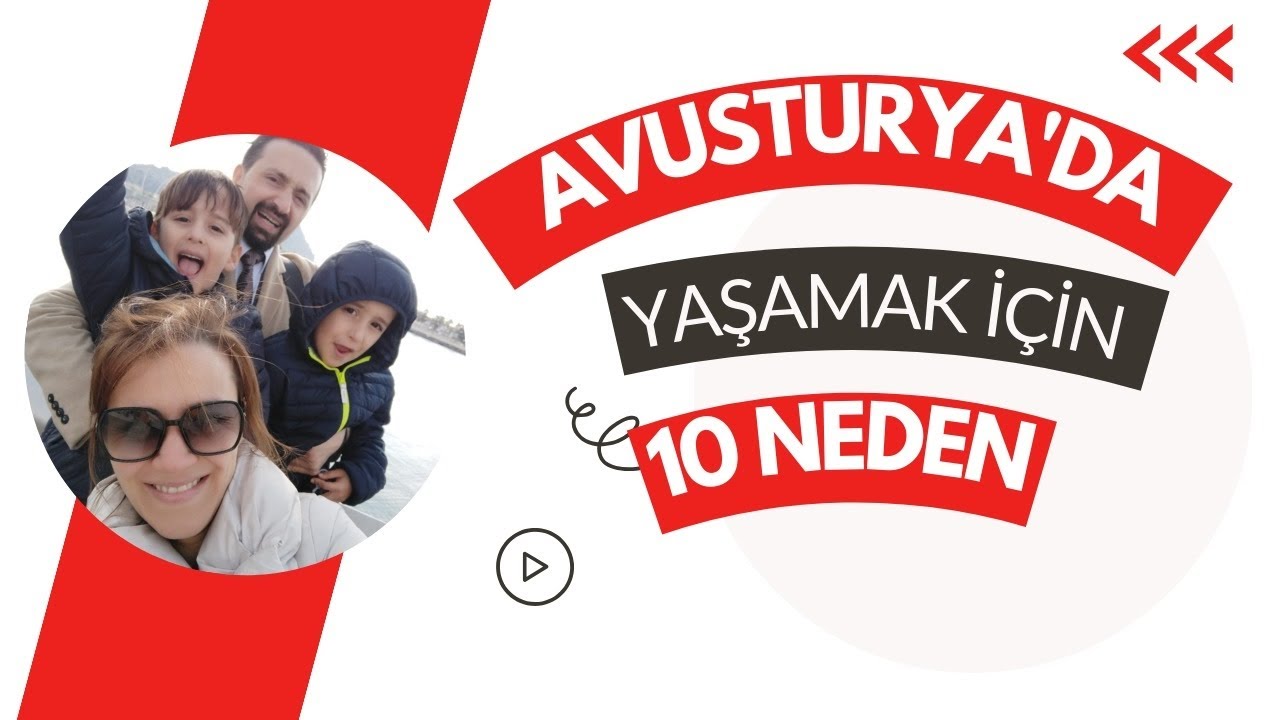 Avusturya'da Yaşamak için 10 Neden /Avusturya'da Yaşamaktan Neden Mutluyum?  - Avrupa'da Yaşam