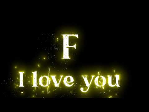 #F letter name status | #F love status🥰#F whatsapp🌹status video🥀❤️#blackscreenstatus #whatsapp#viral