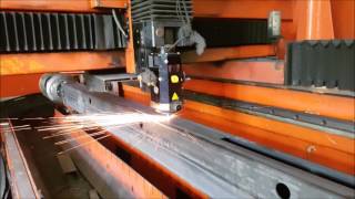 Laser tube cutting 150x100x4 -6m length