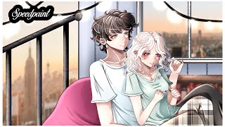 Cj x ruby (Speedpaint)║FNF fanon ship