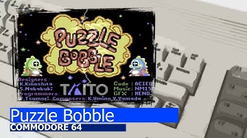 Commodore 64 -=Puzzle Bobble=- preview