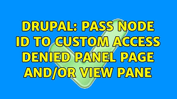 Drupal: Pass node id to custom access denied panel page and/or view pane (2 Solutions!!)