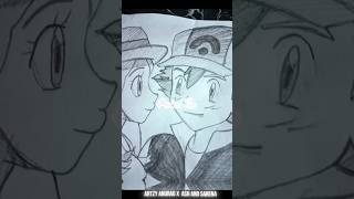 Artzy Anurag X Ash and Sarena 🥰#shorts #viralvideo #art