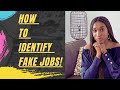 Identifying Fake Job Interviews and Adverts