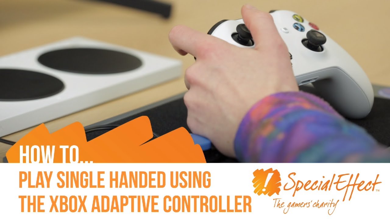 How to Play Single Handed Using the Xbox Adaptive Controller - YouTube