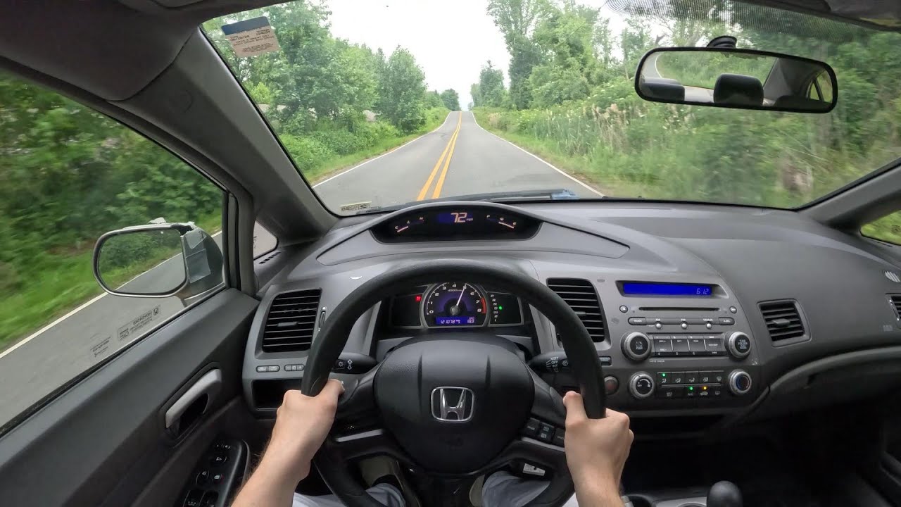 Honda Civic LX 2007 года — тест-драйв от первого лица