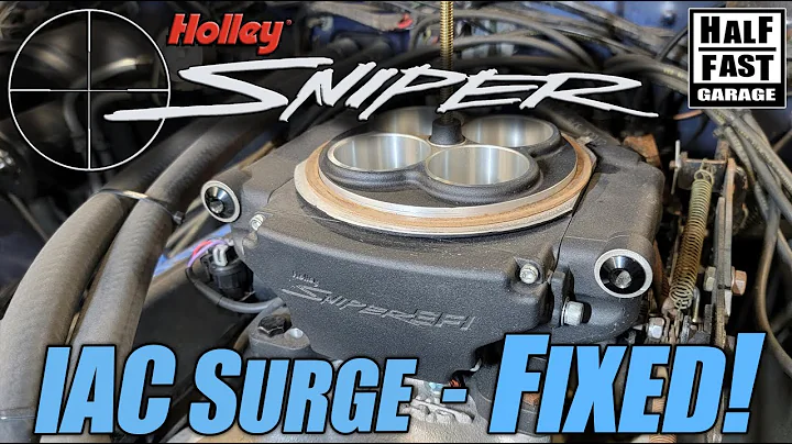 Holley Sniper EFI IAC Surge - Idle Air Control Problem FIXED! Try this before sending it back!