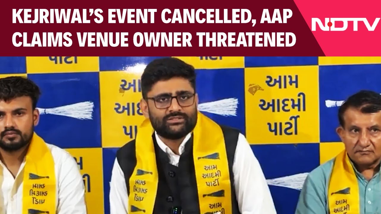 AAP Alleges BJP Pressure Forced Cancellation of Arvind Kejriwal’s Workers’ Meet