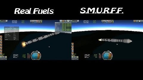 Kerbal Space Program - Real Fuels vs. SMURFF Comparison