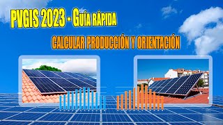 PVGIS 2023 - Guía rápida para calcular la producción, inclinación y orientación de paneles solares screenshot 5