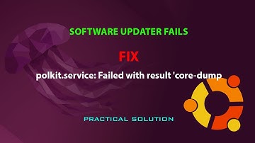 UBUNTU FIX: polkit.service: Failed with result 