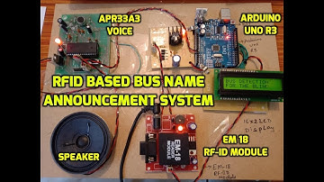RFID Based Bus Name Announcement System in Bus Stops