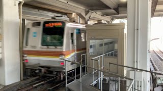 東京メトロ7000系 7101編成 回送 新木場留置線入線